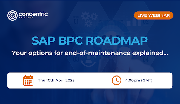 Webinar: SAP BPC roadmap... what's next?