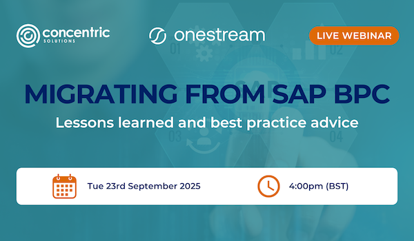 Webinar: SAP BPC Migration - OneStream Best Practice