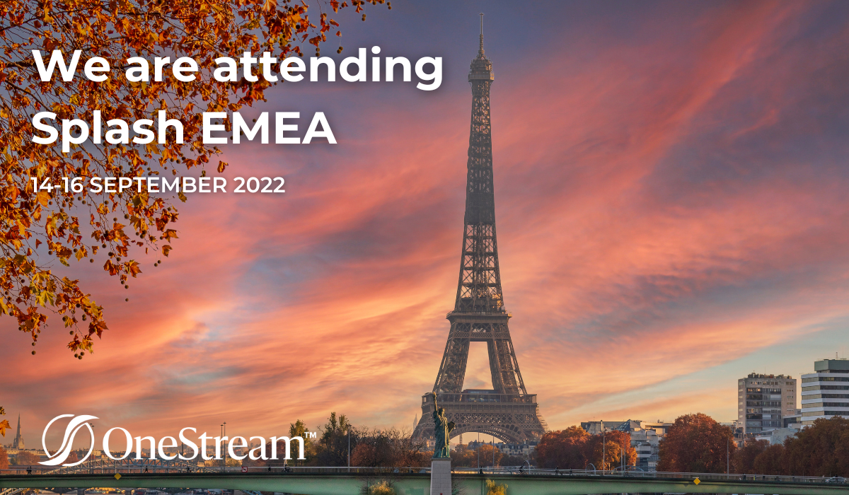 Parlez-vous OneStream? Concentric Solutions at Splash Paris 2022