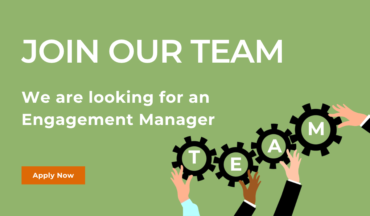 We are hiring!  Engagement Manager